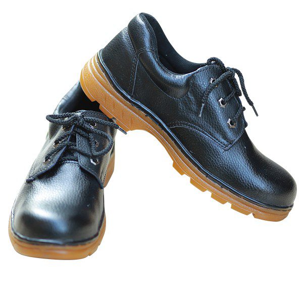 GIẦY DA BẢO HỘ ABC CHỈ ĐEN ĐẾ KẾP