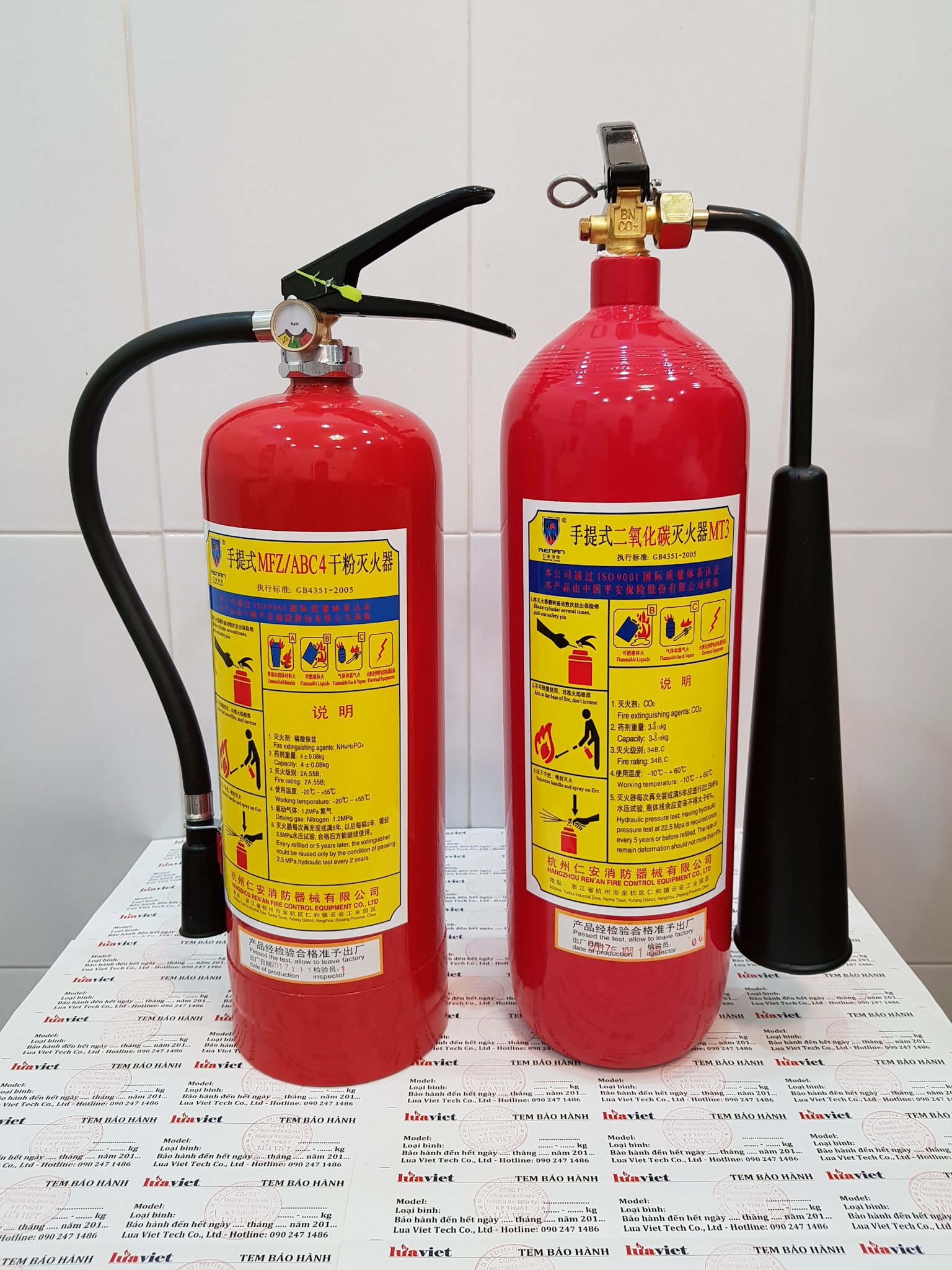 BÌNH CHỮA CHÁY BỘT ABC MFZL 8KG